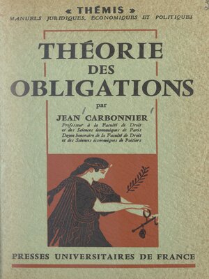 cover image of Théorie des obligations